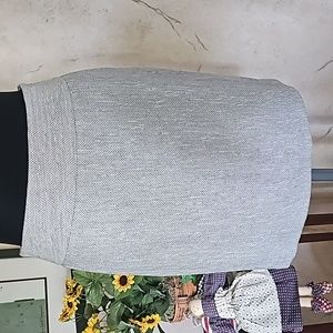 The Limited Metallic Sparkle Gray Tweed A-Line Pencil Skirt Women's Size 6 NWOT